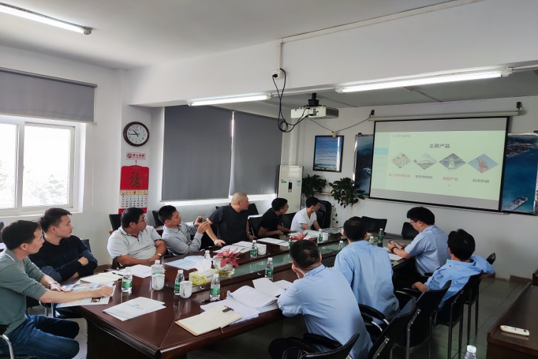 湛江南三島鋼錨梁業主到公司考察